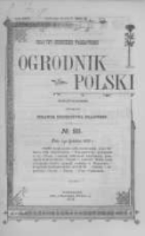 Ogrodnik Polski. 1902 R.24 nr23