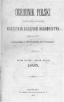 Ogrodnik Polski. 1895 R.17 nr1