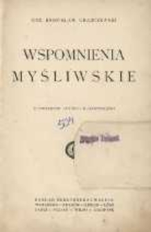 Wspomnienia myśliwskie
