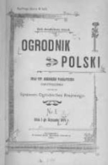 Ogrodnik Polski. 1901 R.23 nr1