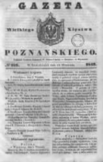Gazeta Wielkiego Xięstwa Poznańskiego 1843.09.11 Nr212