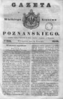 Gazeta Wielkiego Xięstwa Poznańskiego 1843.09.14 Nr215
