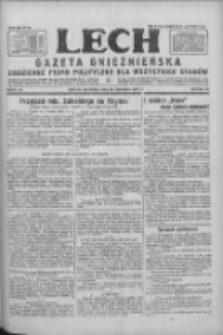 Lech. Gazeta Gnieźnieńska: codzienne pismo polityczne dla wszystkich stanów 1928.04.15 R.30 Nr88
