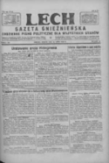Lech.Gazeta Gnieźnieńska: codzienne pismo polityczne dla wszystkich stanów 1928.07.14 R.30 Nr160