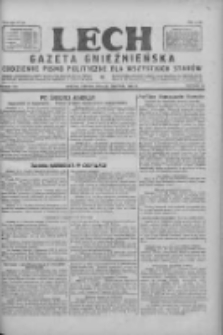 Lech.Gazeta Gnieźnieńska: codzienne pismo polityczne dla wszystkich stan&oacute;w 1928.08.11 R.30 Nr184
