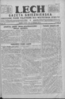 Lech.Gazeta Gnieźnieńska: codzienne pismo polityczne dla wszystkich stan&oacute;w 1928.09.25 R.30 Nr221
