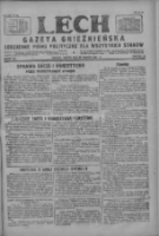 Lech.Gazeta Gnieźnieńska: codzienne pismo polityczne dla wszystkich stanów 1927.08.13 R.29 Nr184