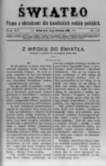 Światło. Pismo z Obrazkami dla Katolickich Rodzin Polskich. 1898 R.12 nr16