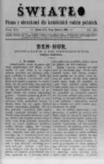 Światło. Pismo z Obrazkami dla Katolickich Rodzin Polskich. 1898 R.12 nr26