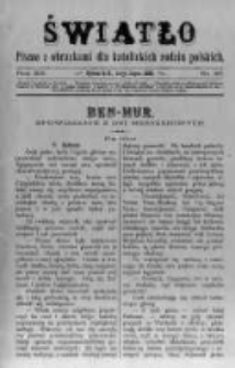 Światło. Pismo z Obrazkami dla Katolickich Rodzin Polskich. 1898 R.12 nr28