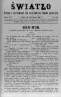 Światło. Pismo z Obrazkami dla Katolickich Rodzin Polskich. 1898 R.12 nr32