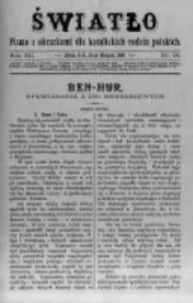 Światło. Pismo z Obrazkami dla Katolickich Rodzin Polskich. 1898 R.12 nr34