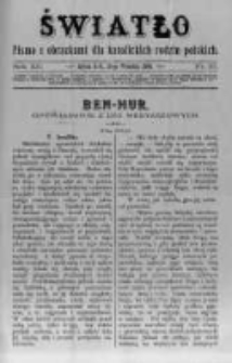Światło. Pismo z Obrazkami dla Katolickich Rodzin Polskich. 1898 R.12 nr37