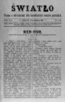 Światło. Pismo z Obrazkami dla Katolickich Rodzin Polskich. 1898 R.12 nr46