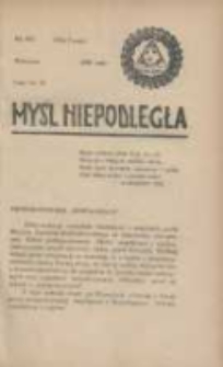 Myśl Niepodległa 1928 Nr916