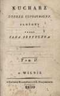 Kucharz dobrze usposobiony. Tom II