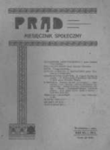 Prąd . Miesięcznik Poświęcony Zagadnieniom Wychowania Społeczno-Narodowego. 1914 R.6 nr1