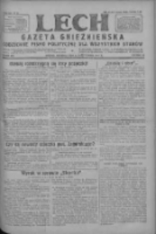 Lech.Gazeta Gnieźnieńska: codzienne pismo polityczne dla wszystkich stanów 1927.10.09 R.29 Nr232