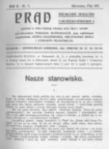 Prąd. Miesięcznik Społeczny i Literacko-Naukowy. 1913 R.5 nr5