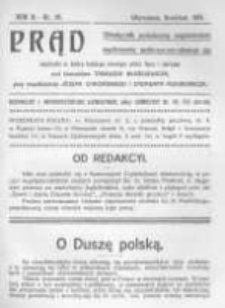 Prąd . Miesięcznik Poświęcony Zagadnieniom Wychowania Społeczno-Narodowego. 1913 R.5 nr10