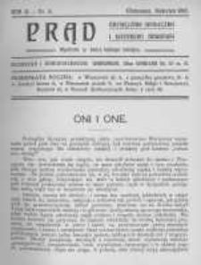 Prąd. Miesięcznik Społeczny i Literacko-Naukowy. 1910 R.2 nr4