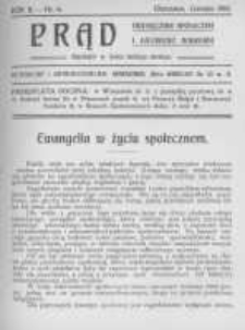 Prąd. Miesięcznik Społeczny i Literacko-Naukowy. 1910 R.2 nr6