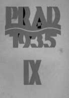 Prąd. Miesięcznik Poświęcony Zagadnieniom Życia Kulturalnego i Społecznego. 1935 R.22 nr9