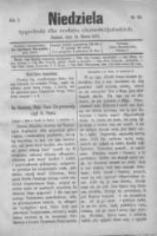 Niedziela: tygodnik dla rodzin chrześcijańskich 1875.03.14 R.1 Nr24