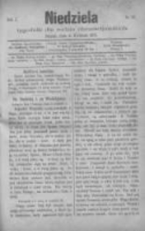 Niedziela: tygodnik dla rodzin chrześcijańskich 1875.04.04 R.1 Nr27