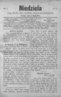 Niedziela: tygodnik dla rodzin chrześcijańskich 1875.05.02 R.1 Nr31