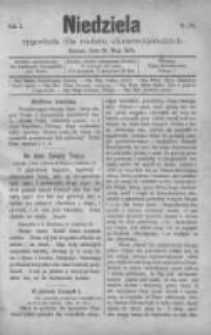 Niedziela: tygodnik dla rodzin chrześcijańskich 1875.05.23 R.1 Nr34