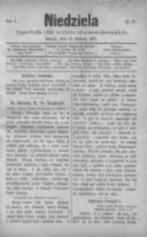 Niedziela: tygodnik dla rodzin chrześcijańskich 1875.06.13 R.1 Nr37