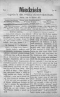 Niedziela: tygodnik dla rodzin chrześcijańskich 1875.06.20 R.1 Nr38