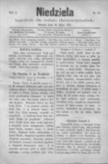 Niedziela: tygodnik dla rodzin chrześcijańskich 1875.07.25 R.1 Nr43