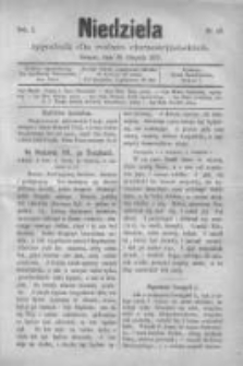 Niedziela: tygodnik dla rodzin chrześcijańskich 1875.08.29 R.1 Nr48