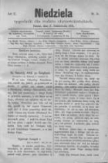 Niedziela: tygodnik dla rodzin chrześcijańskich 1875.10.17 R.2 Nr55