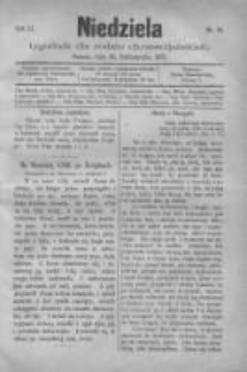 Niedziela: tygodnik dla rodzin chrześcijańskich 1875.10.24 R.2 Nr56