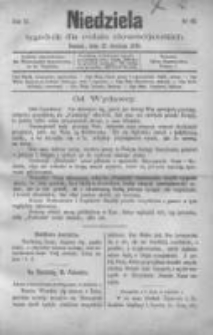 Niedziela: tygodnik dla rodzin chrześcijańskich 1875.12.12 R.2 Nr63