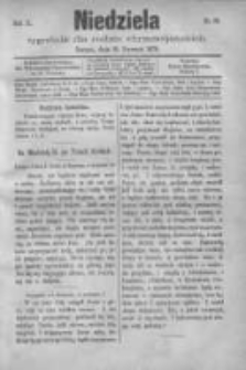 Niedziela: tygodnik dla rodzin chrześcijańskich 1876.01.23 R.2 Nr69