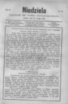 Niedziela: tygodnik dla rodzin chrześcijańskich 1876.02.20 R.2 Nr73