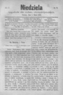 Niedziela: tygodnik dla rodzin chrześcijańskich 1876.03.05 R.2 Nr75
