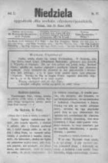 Niedziela: tygodnik dla rodzin chrześcijańskich 1876.03.19 R.2 Nr77
