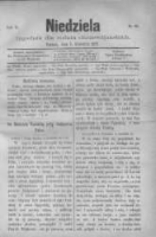 Niedziela: tygodnik dla rodzin chrześcijańskich 1876.04.09 R.2 Nr80