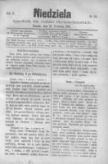 Niedziela: tygodnik dla rodzin chrześcijańskich 1876.04.30 R.2 Nr83