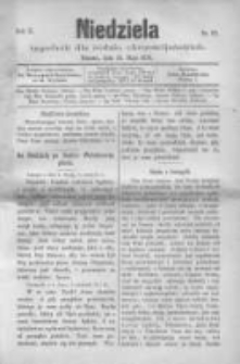 Niedziela: tygodnik dla rodzin chrześcijańskich 1876.05.28 R.2 Nr87