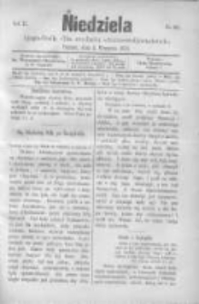 Niedziela: tygodnik dla rodzin chrześcijańskich 1876.09.03 R.2 Nr101