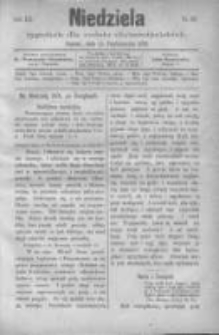 Niedziela: tygodnik dla rodzin chrześcijańskich 1876.10.15 R.3 Nr107