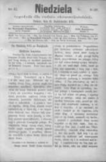 Niedziela: tygodnik dla rodzin chrześcijańskich 1876.10.29 R.3 Nr109