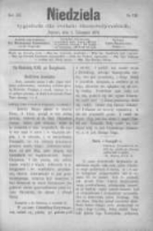Niedziela: tygodnik dla rodzin chrześcijańskich 1876.11.05 R.3 Nr110
