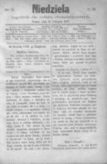 Niedziela: tygodnik dla rodzin chrześcijańskich 1876.11.19 R.9 Nr112